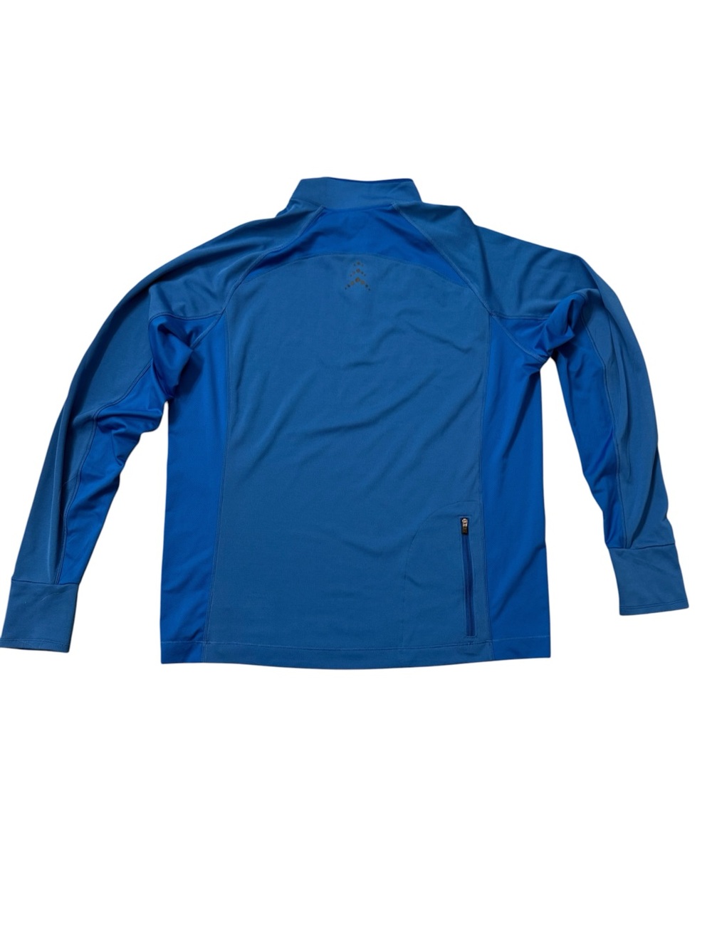 REI Co-op Blue Quarter Zip Pullover L Performance Hiking Trail Gorpcore Men - Picture 12 of 14